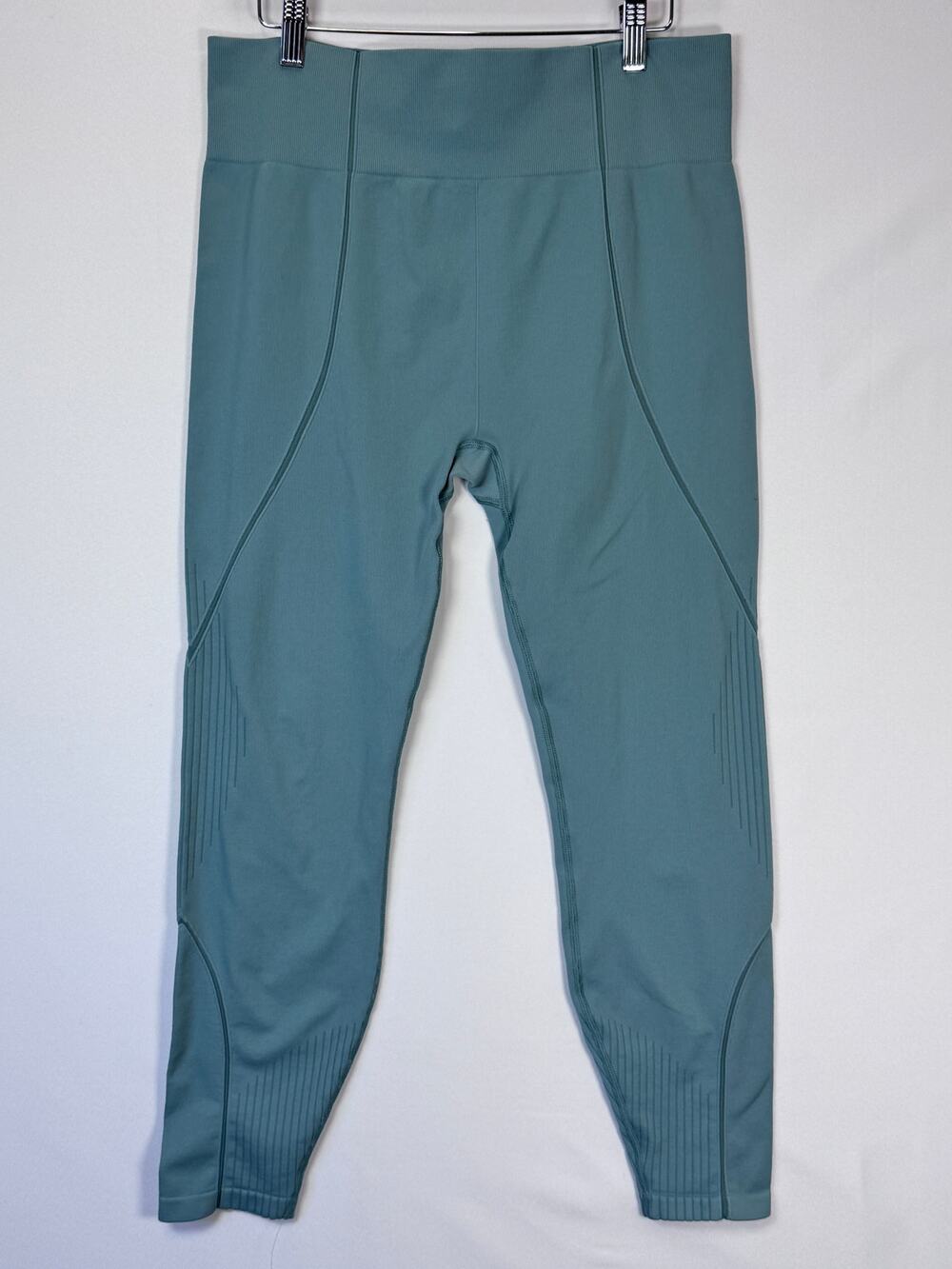 H&M Move Womens Teal High Rise Shaping Workout Leggings Size XL